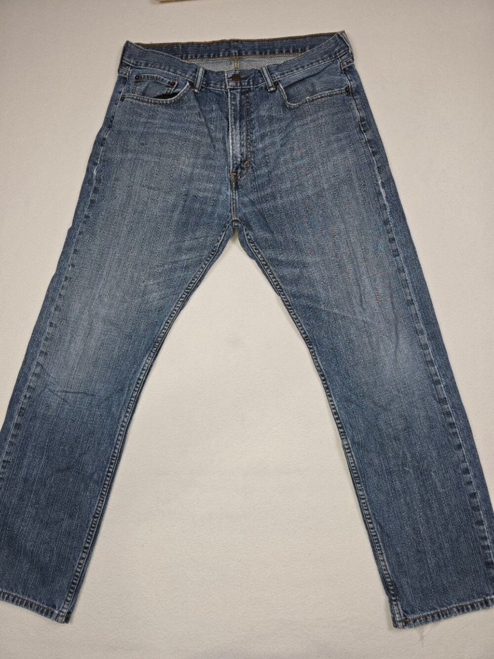 Levis 501 Original Fit Mens Jeans W36 L32 Blue Denim 100% Cotton